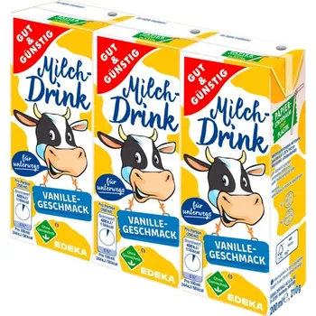 G&G Vanilkový mléčný nápoj 3x200 ml, 600ml