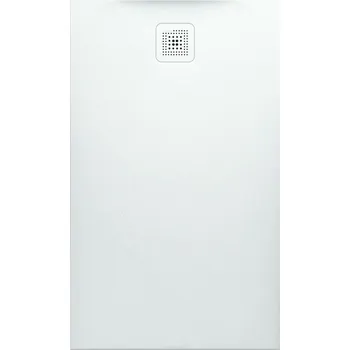 Sprchová vanička Laufen Pro - vanička obdélníková 120x70 s odtokem na kratší straně, Marbond bílá H2129510000001