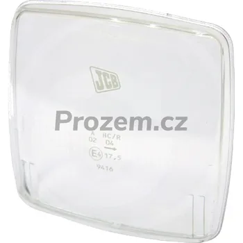 Sklo světlometu AJ.BA Náhradní sklo pro JCB, rozptylové, 70043101, 70036201