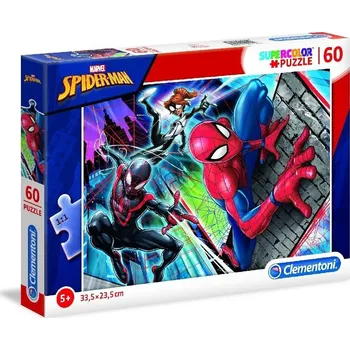Puzzle Clementoni Supercolor Spiderman 60 dílků