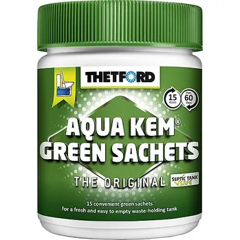 WC čistič Thetford Aqua Kem Green Sachets 15 kusů