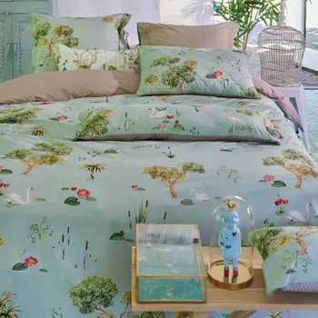 Povlečení Pip Studio | Luxusní povlečení PIP Little Swan grey - 140x200, 70x90