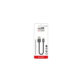 Datový kabel Datový kabel WG Micro USB (20cm) (Černý)
