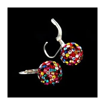 Náušnice Stříbrné náušnice s klasickým zapínáním