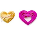 Decora Decora sada vykrajovátek - srdíčka 4ks