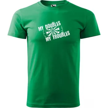 Malfini Triko s potiskem - Troubles - green - M