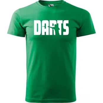 Pánské tričko Malfini Triko s potiskem - Silueta - green - 4XL