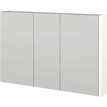 Koupelnový nábytek Dřevojas Double 125,6 x 13,2 x 73,9 cm bílá vysoce lesklá