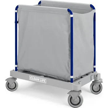 Koš na prádlo Vozík na špinavé prádlo Green Hotel 918 - kolečka 125 mm