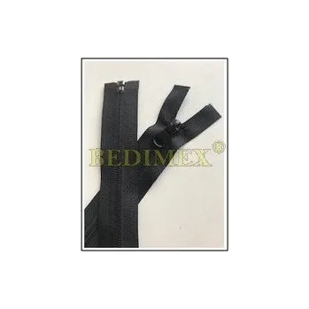 Zip zip dělitelný W10-(No7)-075 cm rubový černý maloodběr