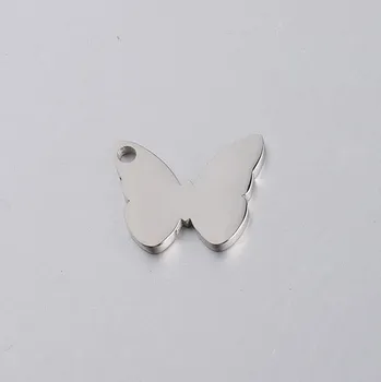 Materiál na výrobu šperku Šperky4U Ocelový přívěšek - motýlek - OK1384-ST