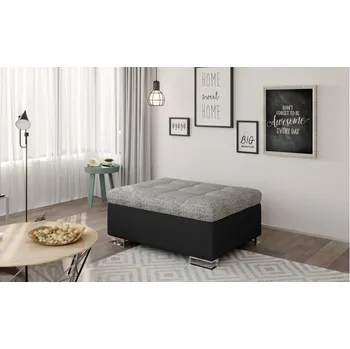 Taburet Taburet TONY šedá melír / černá