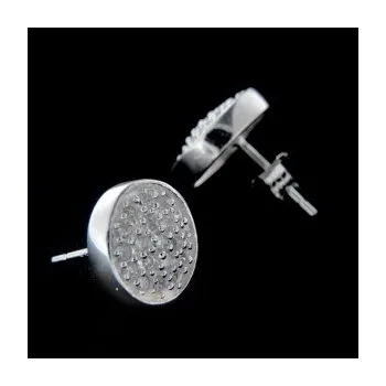 Náušnice Stříbrné náušnice na puzetu