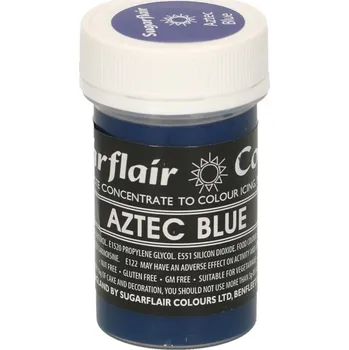 Potravinářské barvivo Sugarflair Sugarflair gelová barva - Aztec Blue - 25g
