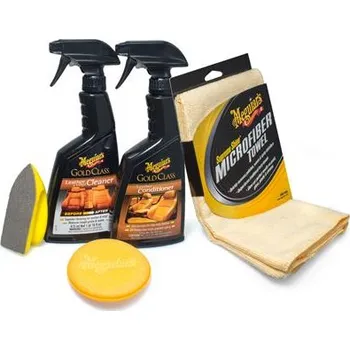 Autovosk Meguiar's Heavy Duty Leather Care Kit - kompletní sada na čištění a ochranu kožených povrchů