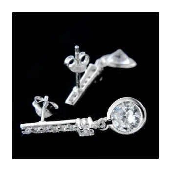 Náušnice Stříbrné náušnice na puzetu