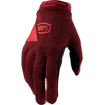 Cyklistické rukavice Rukavice 100% RIDECAMP Womens Glove Brick Velikost: M