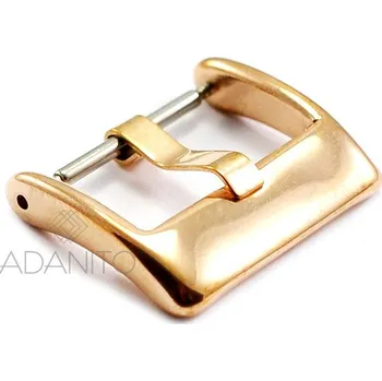 Řemínek na hodinky Rose gold ocelová přezka