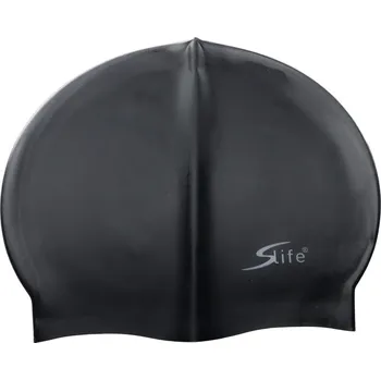 Plavecká čepice Plavecká silikonová čepice Slife černá černá