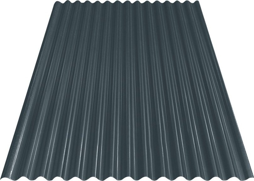 BRAVO vlnitý plech S18 - RAL 7016 (Antracit) 0,4x883x3000 mm
