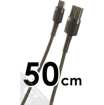 Datový kabel Baseus Cafule 60W opletený USB kabel 0,5m s USB-C CATKLF-AG1