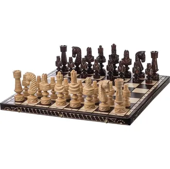 Šachy ČistéDřevo Dřevěné šachy 82 x 82 cm