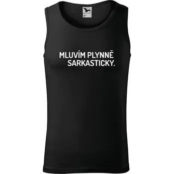 Pánské tílko Pánské tílko Malfini Core Mluvím plynně sarkasticky