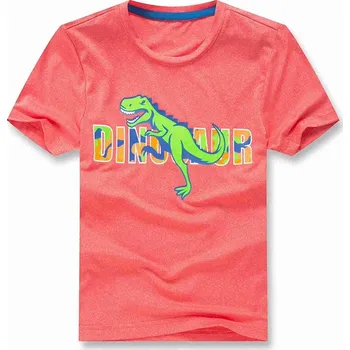 Chlapecké tričko velikostní řada:116-146-Chl.funkční tričko - krátký rukáv KUGO - oranžová barva