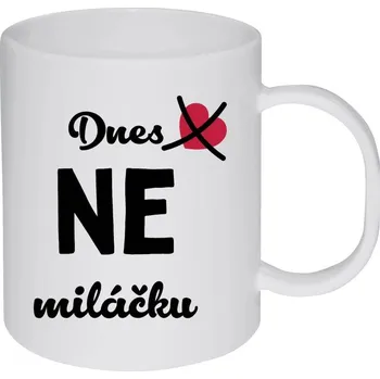 Hrnek 330 ml - plastový Dnes NE miláčku