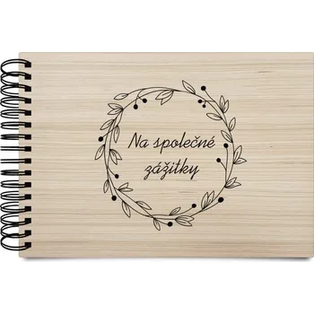 Fotokniha Dřevěné album s kroužkovou vazbou Věnec 4