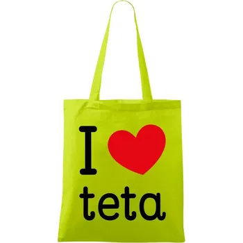 Látková taška I love teta