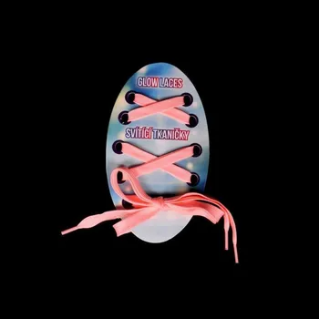 Gadget Svítící tkaničky růžové