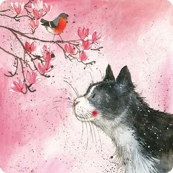 Podložka pod misku Podložka, podtácek Felix,Alex Clark (Podložka kočka, s kočkou)