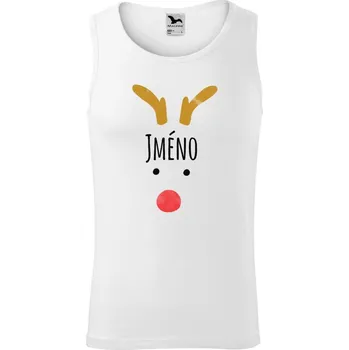 Pánské tílko Pánské vánoční tílko Vánoční sob - jméno