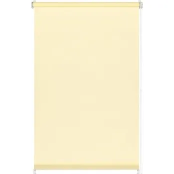 Roleta s postranním upevněním bez vrtání uni krémová 90x210 cm vč. univerzálních nosníků