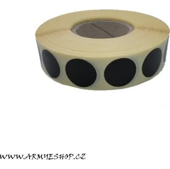 Sportovní střelba Zálepky na terče 16mm černé