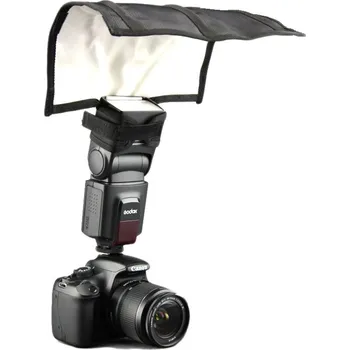 Difuzér pro blesk Univerzální odrazový difuzér 3v1 pro systémové blesky 23x23cm (PD22)