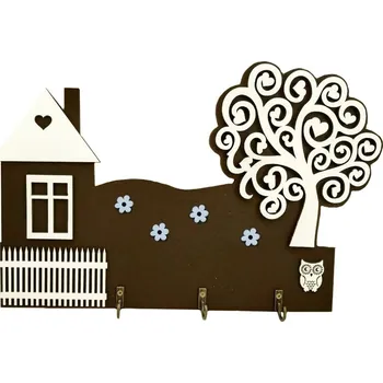 Věšák Věšák na klíče "STROM A SOVIČKA"