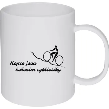 Hrnek 330 ml - plastový Kopce jsou kořením cyklistiky
