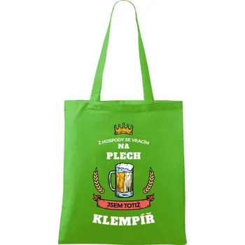 Látková taška Z hospody se vracím - Klempíř