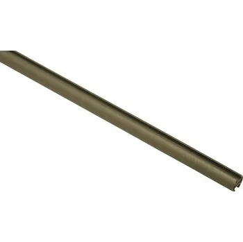 Záclonová tyč s drážkou Kira Ø cappuccino 19 mm 240 cm