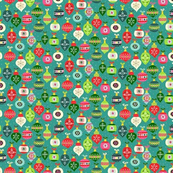 MAKOWER UK Látka vánoční v metráži se zlatým efektem 2381T