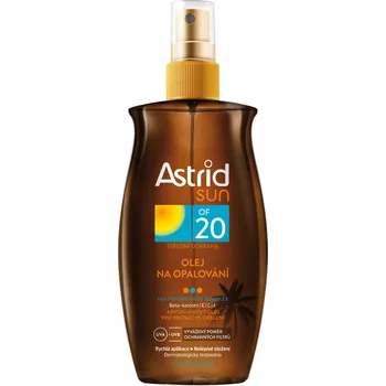 Přípravek na opalování Astrid Sun olej na opalování SPF20 200 ml