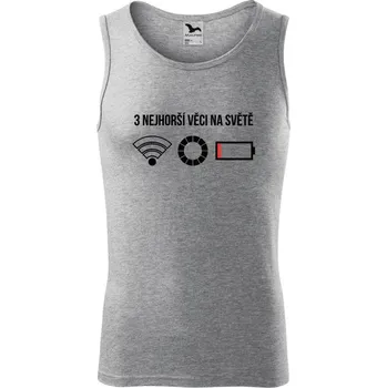 Pánské tílko Pánské tílko Malfini Core Tři nejhorší věci na světě