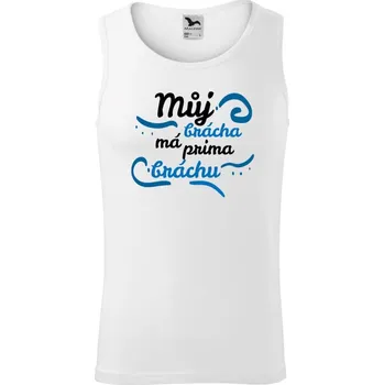 Pánské tílko Pánské tílko Malfini Core Můj brácha má prima bráchu