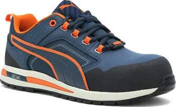 Pracovní obuv PUMA Safety Crosstwist Low S3 HRO modré/oranžové