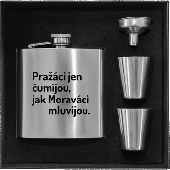Placatka Placatka v krabičce Pražáci jen čumijou, jak Moraváci mluvijou.