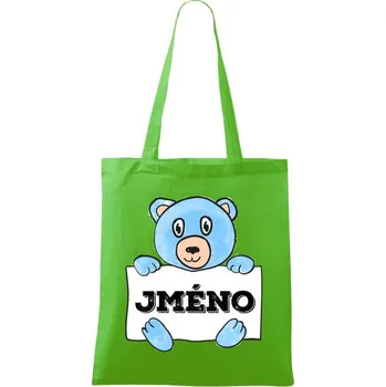 Látková taška Medvídek se jménem
