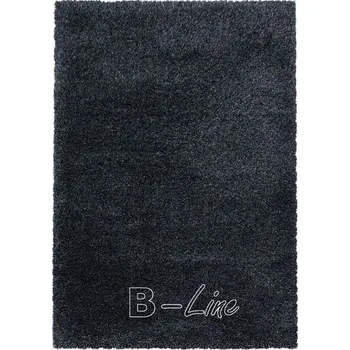 Koberec Ayyildiz Hali Kusový koberec FLUFFY SHAGGY 3500 Anthrazit Rozměr kruh 80 cm
