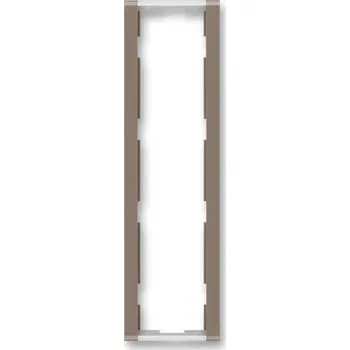 Elektrická zásuvka Rámeček čtyřnásobný svislý ABB Time 3901F-A00141 26 lungo/mléčná bílá